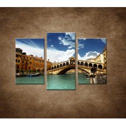 Obrazy na stenu - Benátky - 3dielny 75x50cm