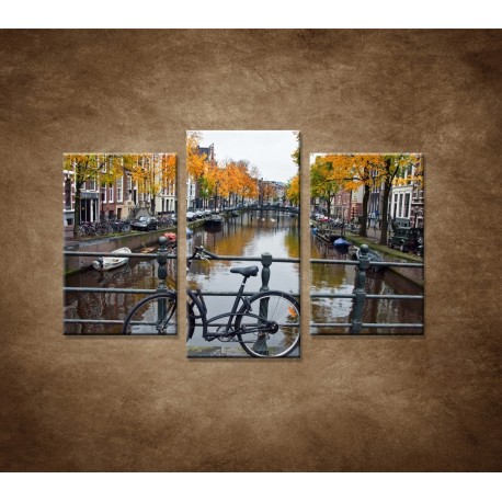 Obrazy na stenu - Jeseň v Holandsku - 3dielny 75x50cm