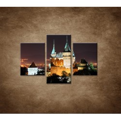 Obrazy na stenu - Bojnický zámok - 3dielny 90x60cm