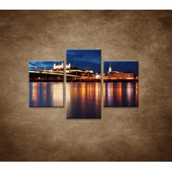 Obrazy na stenu - Bratislava - 3dielny 90x60cm