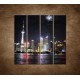 Obrazy na stenu - Nočný Shanghai - 4dielny 120x120cm