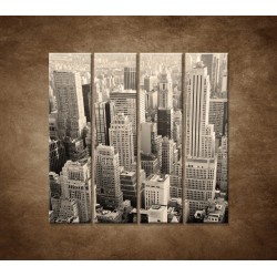 Obrazy na stenu - Mestské mrakodrapy - 4dielny 120x120cm