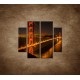 Obrazy na stenu - Golden Gate Bridge - 4dielny 100x90cm