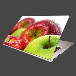 Nálepka na notebook - Červené a zelené jablká