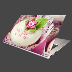 Nálepka na notebook - Svadobný koláčik