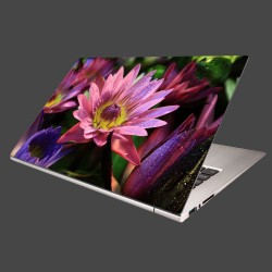 Nálepka na notebook - Lotosové kvety 