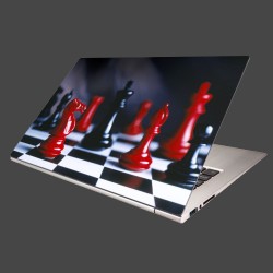 Nálepka na notebook - Šachové figúrky