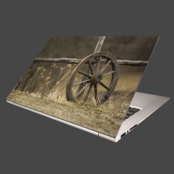 Nálepka na notebook - Staré koleso