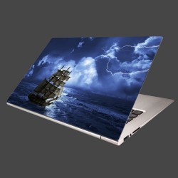 Nálepka na notebook - Búrka na mori