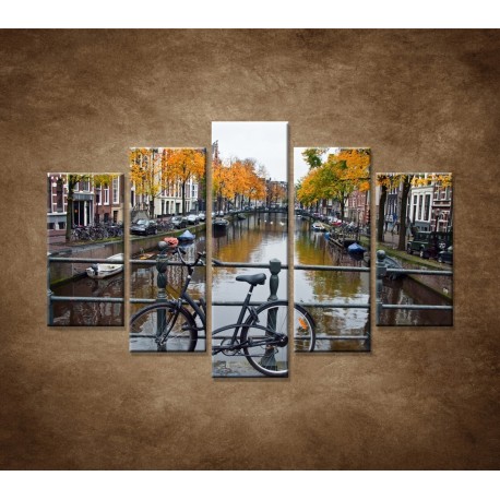 Obrazy na stenu - Jeseň v Holandsku - 5dielny 150x100cm