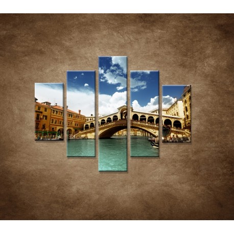 Obrazy na stenu - Benátky - 5dielny 100x80cm