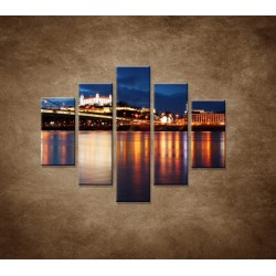 Obrazy na stenu - Bratislava - 5dielny 100x80cm