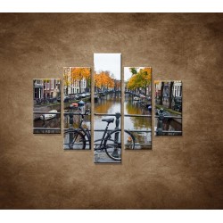 Obrazy na stenu - Jeseň v Holandsku - 5dielny 100x80cm