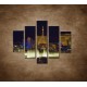 Obrazy na stenu - Nočné Las Vegas - 5dielny 100x80cm