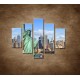 Obrazy na stenu - New York - panoráma - 5dielny 100x80cm