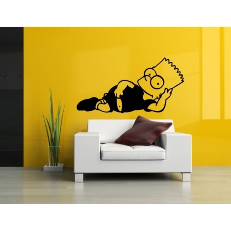 Nálepka na stenu - Bart Simpson