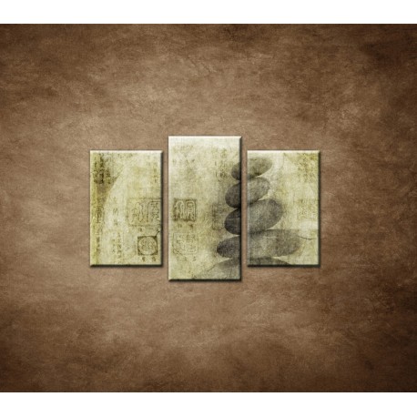 Obrazy na stenu - Zen - Mantra - 3dielny 75x50cm