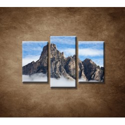 Obrazy na stenu - Mraky pod horami - 3dielny 75x50cm