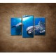 Obrazy na stenu - Delfíni pod vodou - 3dielny 75x50cm