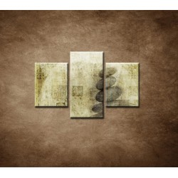Obrazy na stenu - Zen - Mantra - 3dielny 90x60cm