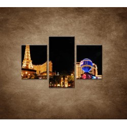 Obrazy na stenu - Las Vegas - 3dielny 90x60cm