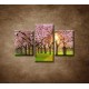 Obrazy na stenu - Kvitnúce čerešne - 3dielny 90x60cm