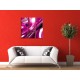 Obrazy na stenu - 3D fialová abstrakcia - 3dielny 90x90cm