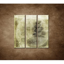 Obrazy na stenu - Zen - Mantra - 3dielny 90x90cm
