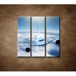 Obrazy na stenu - Boeing 747 - 3dielny 90x90cm
