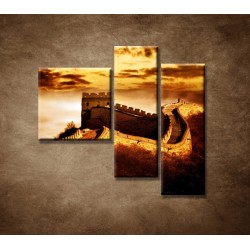 Obrazy na stenu - Čínsky múr - 3dielny 110x90cm