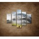Obrazy na stenu - Mraky nad horami - 5dielny 100x80cm
