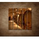 Obrazy na stenu - Vinárska pivnica - 5dielny 100x100cm