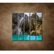 Obrazy na stenu - Prírodný vodopád - 5dielny 100x100cm