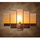 Obrazy na stenu - Zápas slnka s jachotu - 5dielny 150x100cm