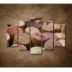 Obrazy na stenu - Korky od vína - 5dielny 150x100cm