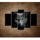Obrazy na stenu - Pohľad mačky - 5dielny 150x100cm