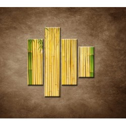 Obrazy na stenu - Bambusové stonky - 4dielny 80x90cm