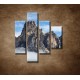Obrazy na stenu - Mraky pod horami - 4dielny 80x90cm