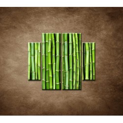 Obrazy na stenu - Bambus - 4dielny 100x90cm