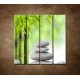 Obrazy na stenu - Kamene a bambus - 4dielny 120x120cm