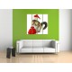 Obrazy na stenu - Malý Santa Claus - 4dielny 120x120cm