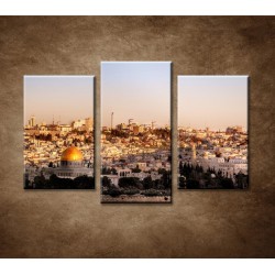 Obrazy na stenu - Jeruzalem - 3dielny 75x50cm