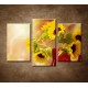 Obrazy na stenu - Krásne slnečnice - 3-dielny 75x50cm
