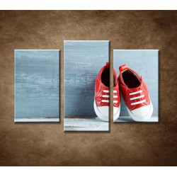 Obrazy na stenu - Topánočky - 3dielny 75x50cm