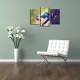 Obrazy na stenu - Čivava v okuliaroch - 3-dielny 75x50cm