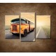 Obrazy na stenu - Starý autobus - 3-dielny 75x50cm