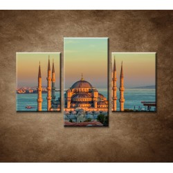 Obrazy na stenu - Istanbul - 3dielny 90x60cm