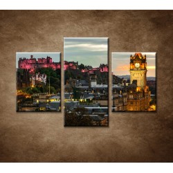 Obrazy na stenu - Edinburgh - 3dielny 90x60cm