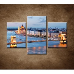 Obrazy na stenu - Budapešť - 3dielny 90x60cm
