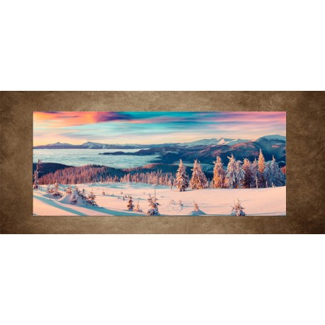 Obrazy na stenu - Zimné zasnežené hory